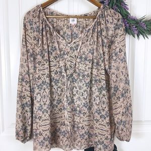Cabi Boho Floral Top